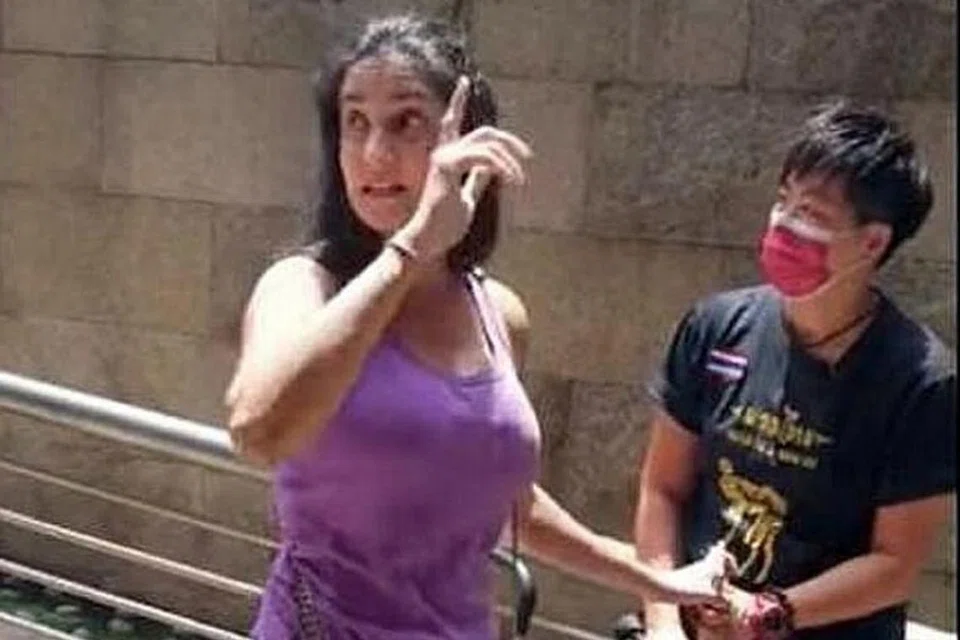 Paramjeet Kaur telah didakwa melanggar peraturan jarak selamat dan mengganggu ketenteraman awam.