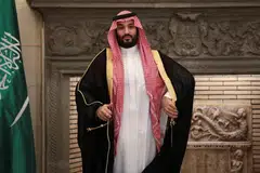 Putera Mahkota Arab Saudi, Mohammed bin Salman ketika majlis menandatangani perjanjian di Maximos Mansion, Athens, Greece, pada 26 Julai 2022. 