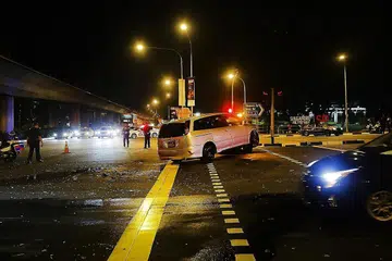 KEJADIAN DUA TAHUN LALU: Kemalangan melibatkan teksi yang dipandu Encik Yap Kok Hua dan kereta yang dipandu Encik Ng Li Ning, berlaku di simpang Commonwealth Avenue West dan Clementi Road, pada 19 April 2018. Kemalangan itu mengorbankan mahasiswa Cik Kathy Ong Kai Ting. - Foto fail