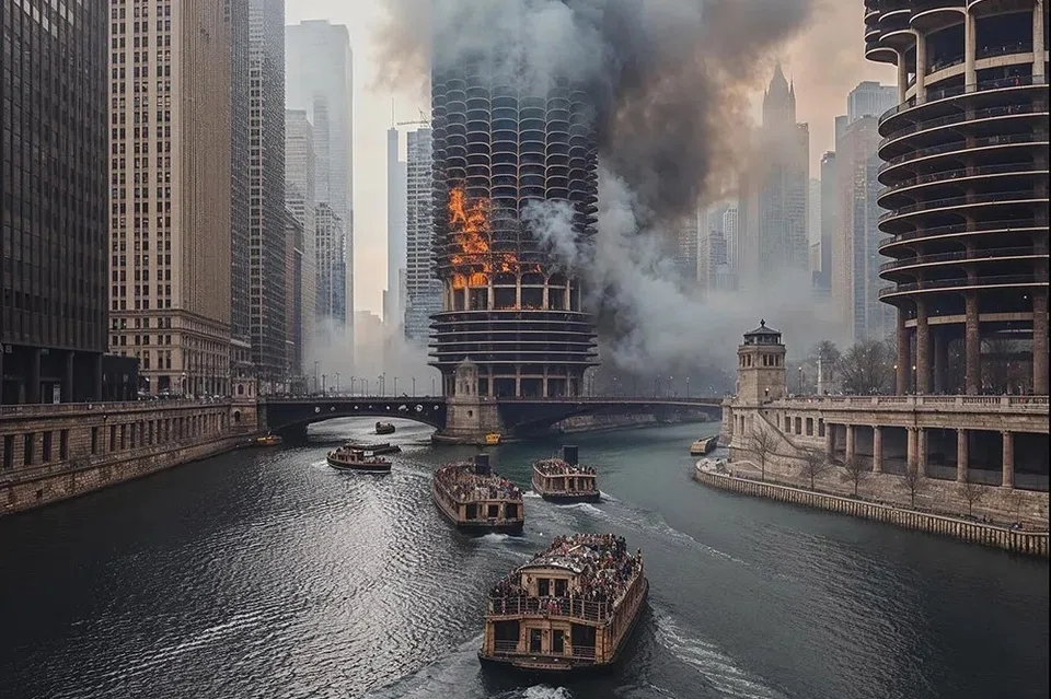 Poster filem Hollywood, ‘Civil War’ dikatakan hasil janaan kecerdasan buatan (AI).