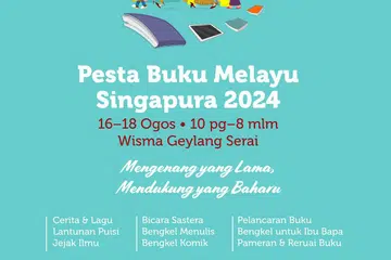 Pesta Buku Melayu Singapura 2024 diadakan dari 16 hingga 18 Ogos di Wisma Geylang Serai.