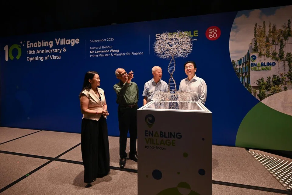 Singapura, Lawrence Wong, Vista@Enabling Village, PWD, golongan kurang upaya