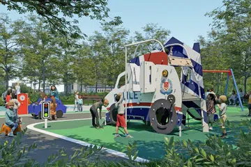 Taman permainan, Mount Pleasant Crest,  nostalgia Akademi Polis pertama, Rangka Kerja Nilai-Nilai Bermain 