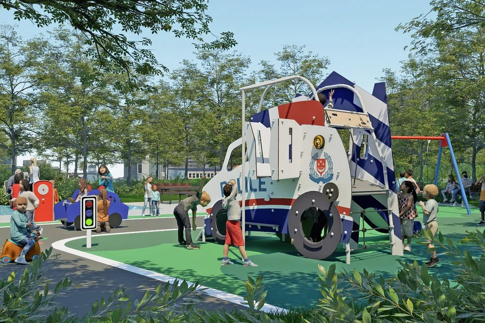 Taman permainan, Mount Pleasant Crest,  nostalgia Akademi Polis pertama, Rangka Kerja Nilai-Nilai Bermain 