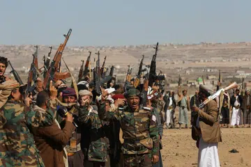 PEMBERONTAK HOUTHI BERSIAP SIAGA: Amerika Syarikat menafikan laporan pemberontak Houthi bahawa ia melakukan serangan baru ke atas Yaman.