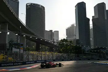 PERLU KEKALKAN RENTAK: Pemandu Ferrari Carlos Sainz mendahului kedudukan dalam ketiga-tiga sesi latihan semasa sesi yang diadakan sepanjang Jumaat dan Sabtu.