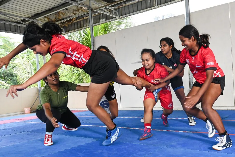 Pasukan kabadi wanita negara yang dilancarkan seawal Januari 2025, menjalani latihan di Kelab Sukan Ceylon pada 11 Oktober.