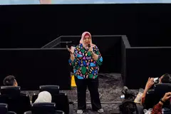Zuzanita Zakaria di pelancaran siri animasi, ‘Alif! 3D’ pada 2 November. 