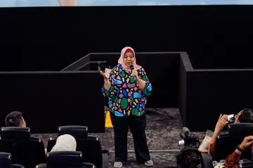 Zuzanita Zakaria di pelancaran siri animasi, ‘Alif! 3D’ pada 2 November. 