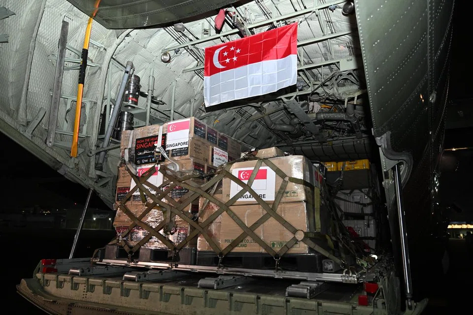 S’pura, bantuan kemanusiaan, Gaza