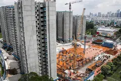 KERJA TERTANGGUH: Lima projek BTO tertangguh adalah Sky Vista @ Bukit Batok, Senja Heights dan Senja Ridges di Bukit Panjang, Marsiling Grove di Woodlands (gambar atas) serta West Coast Parkview di Clementi. - Foto BH oleh KELVIN CHNG, ZAOBAO