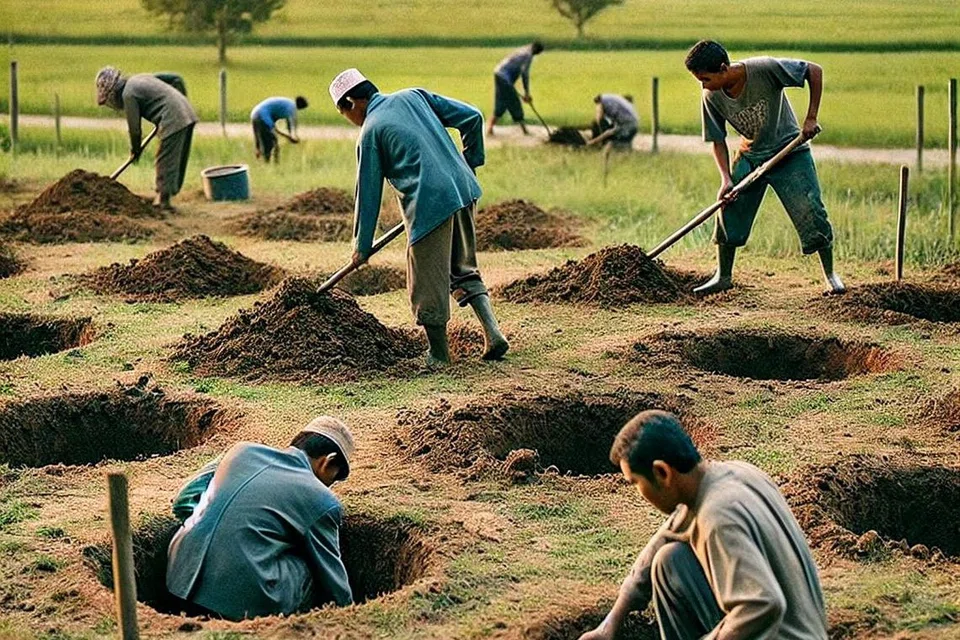 Cuba teka peribahasa yang digambarkan oleh kecerdasan buatan (AI).