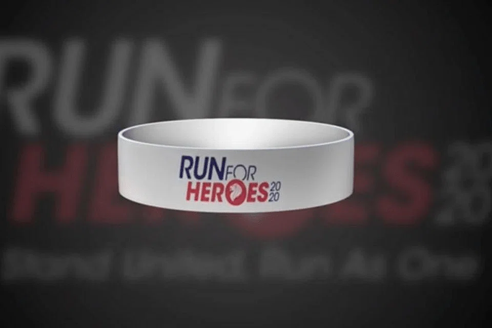 Larian itu mempunyai matlamat menarik penyertaan 500,000 orang. - Foto RUN FOR HEROES 2020