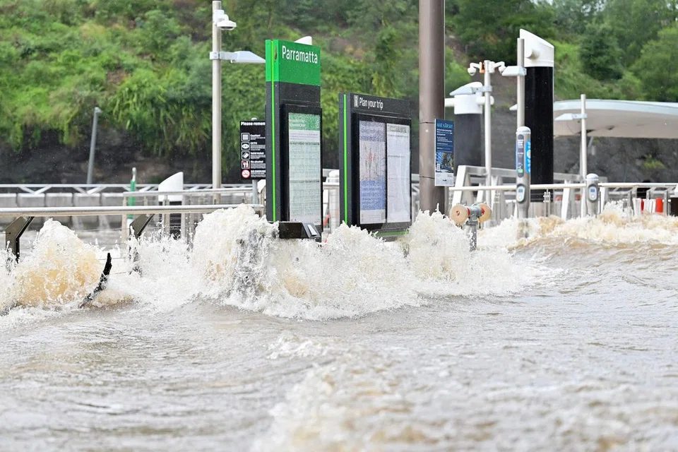 Limbungan Parramatta, Sydney, banjir