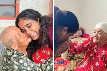 Perbezaan kaum dan agama tidak membataskan Cik P Mahaletchumi di Kluang, Johor, untuk menyantuni seorang warga emas yang hanya dikenali sebagai ‘Nenek’ dengan penuh keikhlasan dan kasih sayang sempena Aidilfitri.