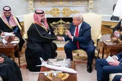 presiden donald trump,Putera Mahkota Arab Saudi Mohammed bin Salman