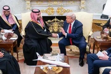 presiden donald trump,Putera Mahkota Arab Saudi Mohammed bin Salman