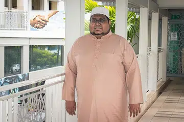 USTAZ SYAABAN ISAAHAK PIPERDY: Menyeru agar umat Islam mengambil semangat Hijrah, menjadi contoh teladan dengan menonjolkan sikap bertolak ansur, ihsan dengan penuh rahmah dan akhlak yang tinggi. - Foto BM oleh NUR DIYANA TAHA