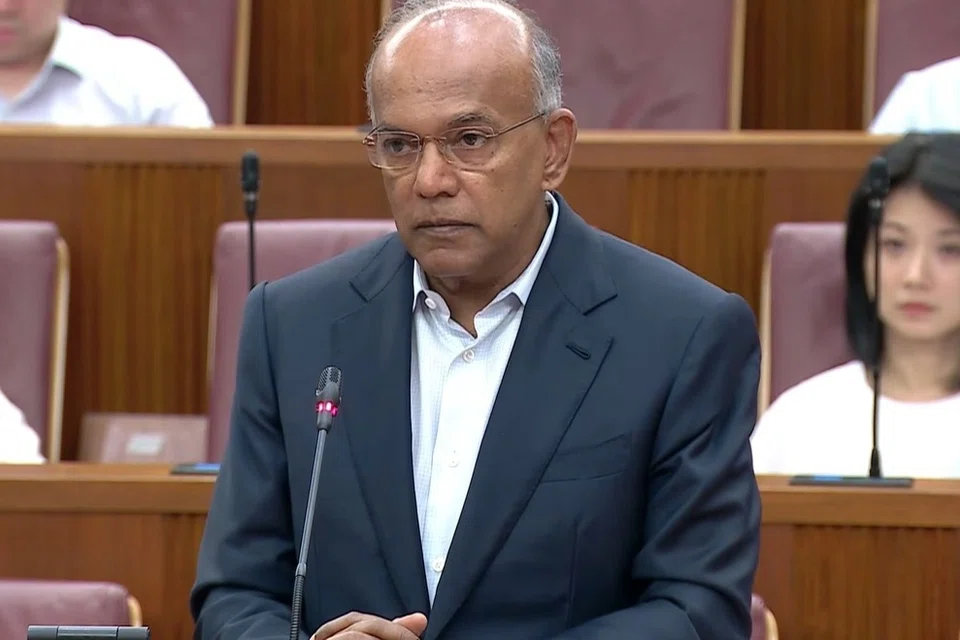 Menteri Penyelaras bagi Keselamatan Negara dan Menteri Ehwal Dalam Negeri, Encik K. Shanmugam.