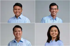 Anggota Parti Pekerja (WP) (dari kiri atas, ikut putaran jam) – Encik Abdul Muhaimin Abdul Malik, Encik Kenneth Tiong, Cik Eileen Chong dan Encik Andre Low – dilantik ke dalam Jawatankuasa Eksekutif Pusat (CEC) parti itu.