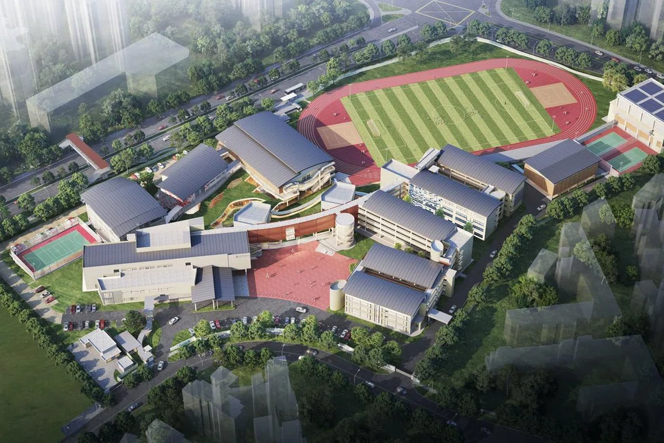 Kampus baru Yishun Innova JC direka bentuk untuk mewujudkan persekitaran yang kondusif untuk menyokong pembelajaran holistik dengan ruang hijau yang luas dan terbuka.