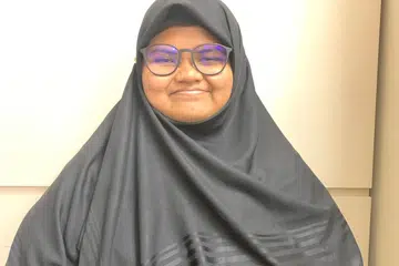 Ustazah Anisah Mohamed Noordeen guru di Sekolah Ugama Radin Mas.