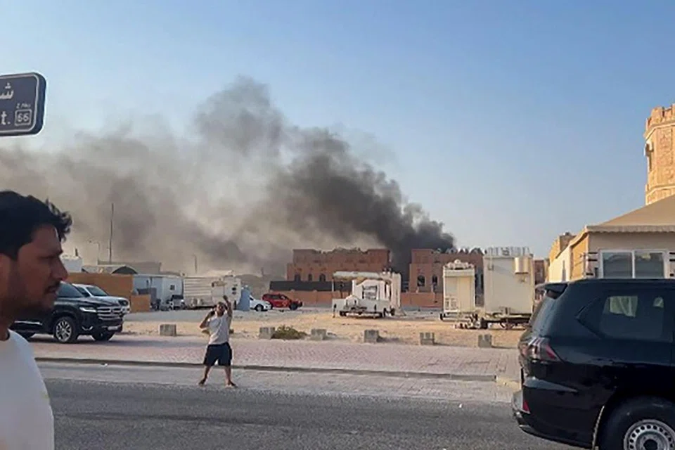 serangan udara, doha, israel