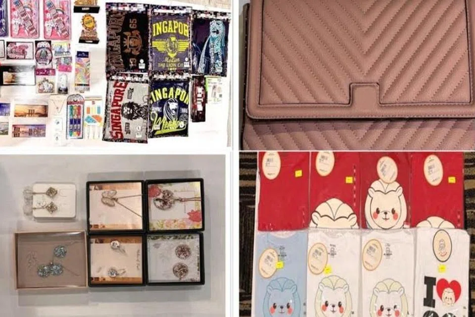 Warga India, Sagar Singh, didakwa mencuri barangan daripada beberapa kedai di Lapangan Terbang Changi antara 2 petang dengan 4.50 petang pada 23 Mac, bermula di kedai buku WH Smith.