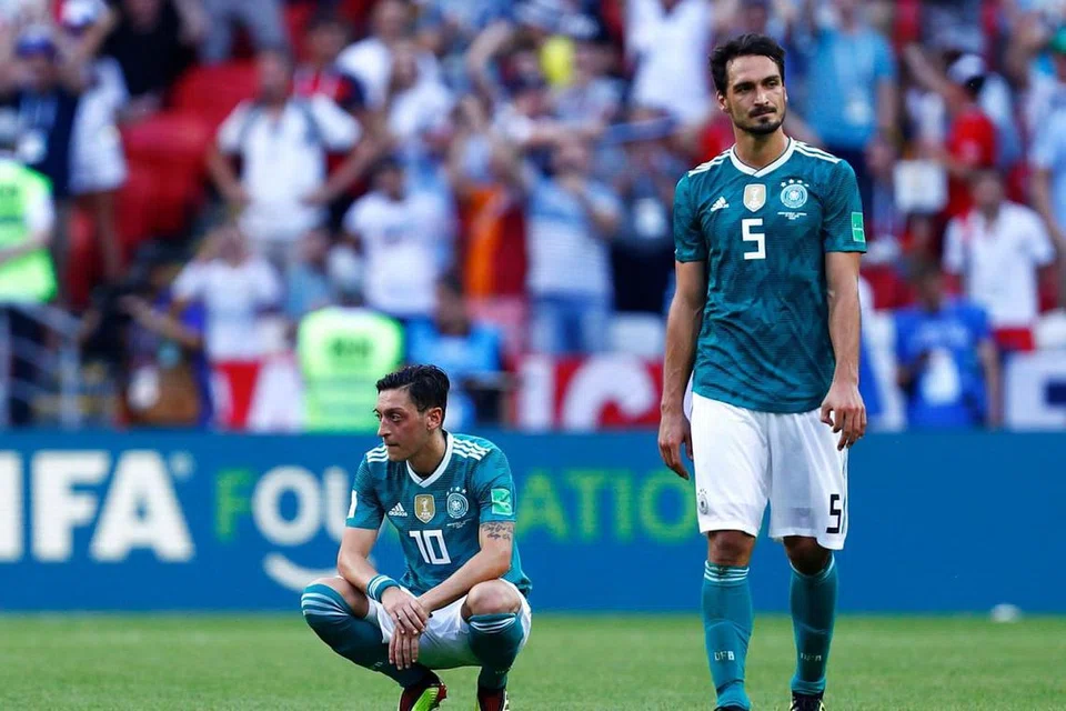 Juara bertahan, Jerman, tiba ke Russia dengan harapan tinggi melangit tetapi tersingkir di peringkat kumpulan termasuk mengalami kekalahan memalukan kepada Korea Selatan. - Foto AFP
