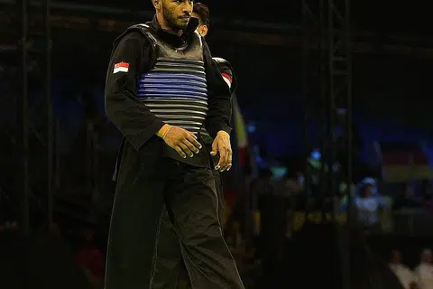 SHEIK FERDOUS SHEIK ALAU'DDIN: Pesilat negara itu juga dilarang memandu selama 48 bulan. Dia didapati mempunyai kira-kira 2.65 kali ganda had alkohol dalam nafasnya. - Foto SK TECK/PERSISI