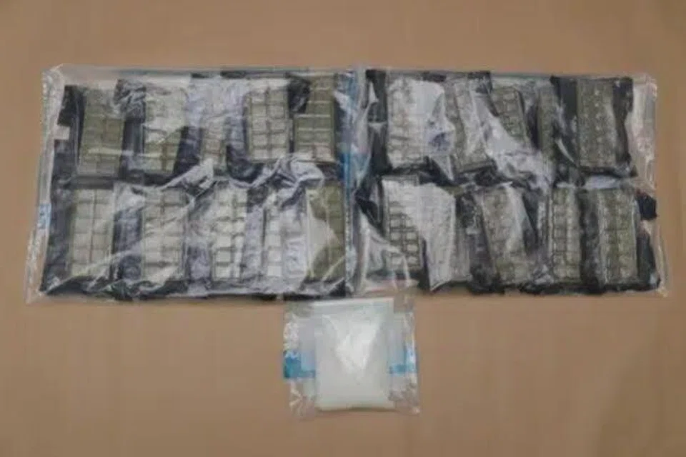 CNB, dadah, drugs, Pusat Pemeriksaan Woodlands, malaysia, methamphetamine, Ice, ICA