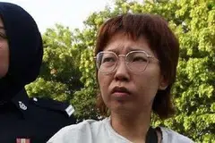 Tertuduh, Oo Saw Kee, 39 tahun, ketika dibawa ke Mahkamah Seksyen, Balik Pulau. 
