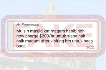 BERITA PALSU : Usah sebarkan pengumuman di Whatsapp yang berbentuk fitnah.