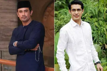 Pelakon Remy Ishak (kiri) dan Ashraf Muslim (kanan) antara penerima Darjah, Bintang dan Pingat Kebesaran Negeri Melaka sempena Sambutan Hari Jadi ke-75 Yang di-Pertua Negeri Melaka, Tun Mohd Ali Rustam pada 24 Ogos.
