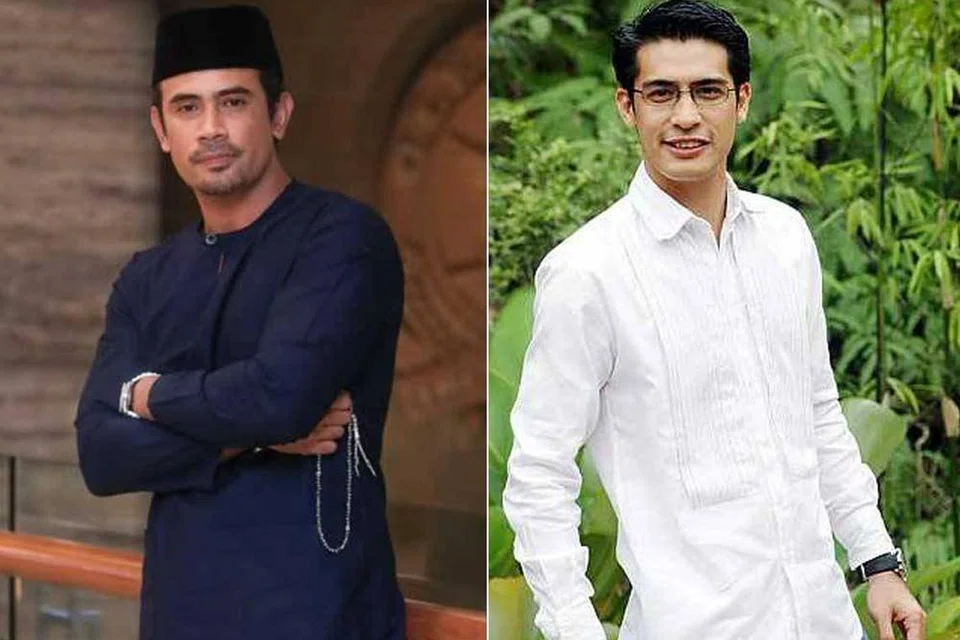 Pelakon Remy Ishak (kiri) dan Ashraf Muslim (kanan) antara penerima Darjah, Bintang dan Pingat Kebesaran Negeri Melaka sempena Sambutan Hari Jadi ke-75 Yang di-Pertua Negeri Melaka, Tun Mohd Ali Rustam pada 24 Ogos.