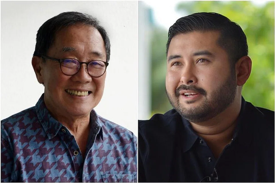 Pelakon Malaysia, Patrick Teoh, (kiri) didakwa menghina Putera Mahkota Johor, Tunku Ismail Sultan Ibrahim, di media sosial.