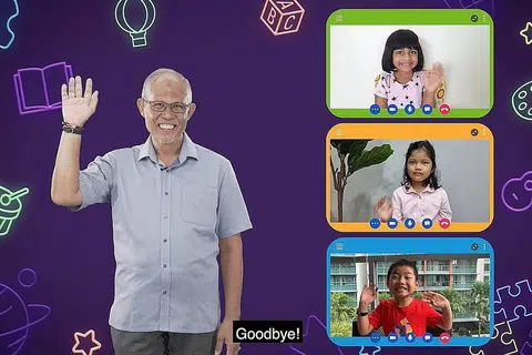 SOKONGAN BAGI PRASEKOLAH: Encik Masagos berkata lebih dari $4 juta akan tersedia dalam tempoh 3 tahun akan datang, untuk membantu prasekolah menanggung kos penggunaan penyelesaian digital yang telah diluluskan. - Foto FACEBOOK PERSIDANGAN PEMBANGUNAN AWAL ANAK-ANAK