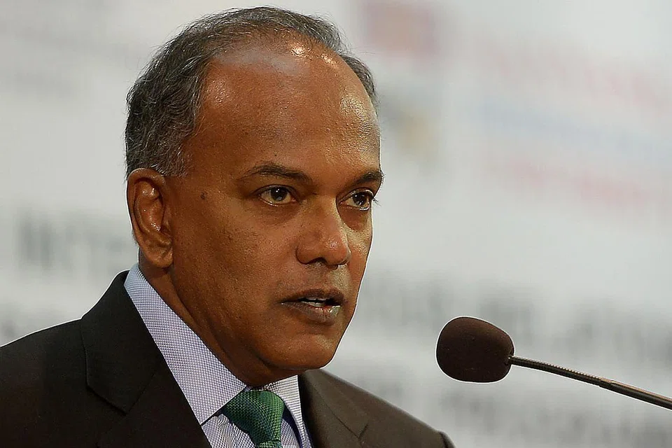 Menteri Undang-Undang merangkap Menteri Ehwal Dalam Negeri Encik K. Shanmugam