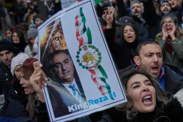 Iran, bantahan, ganas