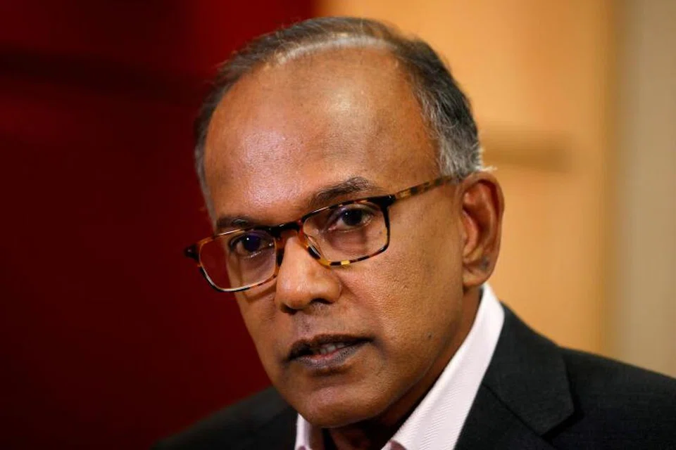 MENTERI EHWAL DALAM NEGERI MERANGKAP UNDANG-UNDANG:  Encik K. Shanmugam