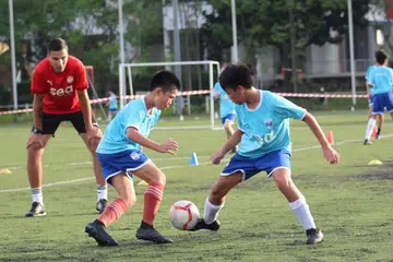 PENGGUNAAN PERKATAAN DALAM SUKAN: Perkataan 'sepak' boleh terus difahami tanpa sebarang kekeliruan kerana difahami umum, seperti penggunaannya di dalam sukan seperti bola sepak (gambar atas) dan bola tampar. - Foto-foto fail