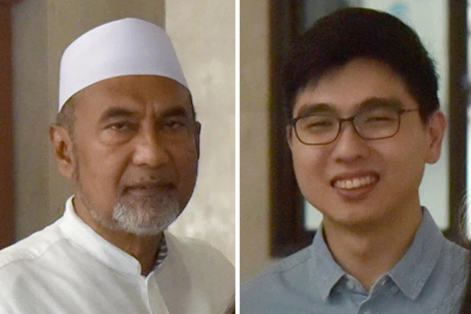 Pengerusi Masjid Khalid, Encik Allaudin Mohamed (kiri) dan Pastor Gereja Heart of God, Encik Garrett Lee (kanan).