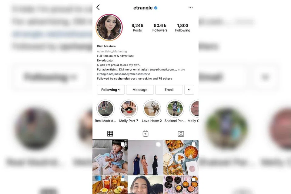 BANYAK TEMPAHAN: Cik Diah Mastura Roslan menerima lebih banyak tempahan iklan berbanding biasa sejak Covid-19. - Foto @ETRANGLE / INSTAGRAM