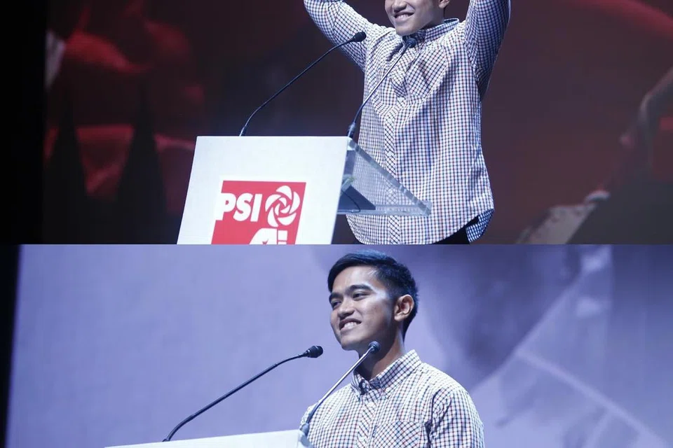 KETUAI PARTI: Parti Solidariti Indonesia (PSI) berorientasikan belia menamakan Encik Kaesang Pangarep, 28 tahun, sebagai pengerusi.