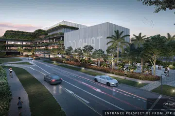 Lukisan artis untuk kelab masyarakat (CC) baru yang bakal menggantikan Kelab Masyarakat Siglap South apabila ia siap dibina menjelang 2029.