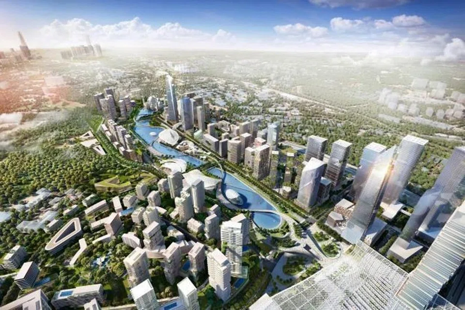 PROJEK HARTANAH BESAR: Lakaran artis mengenai Bandar Malaysia yang bernilai RM7.41 bilion ($2.4 bilion) di Kuala Lumpur. - Foto THE STAR