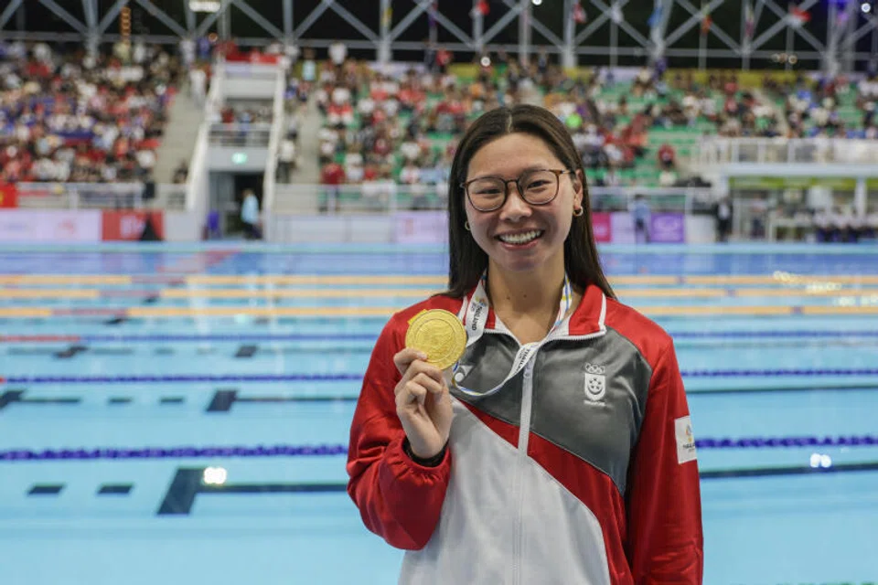 Singapura, Sukan SEA, renang, pingat emas, Letitia Sim