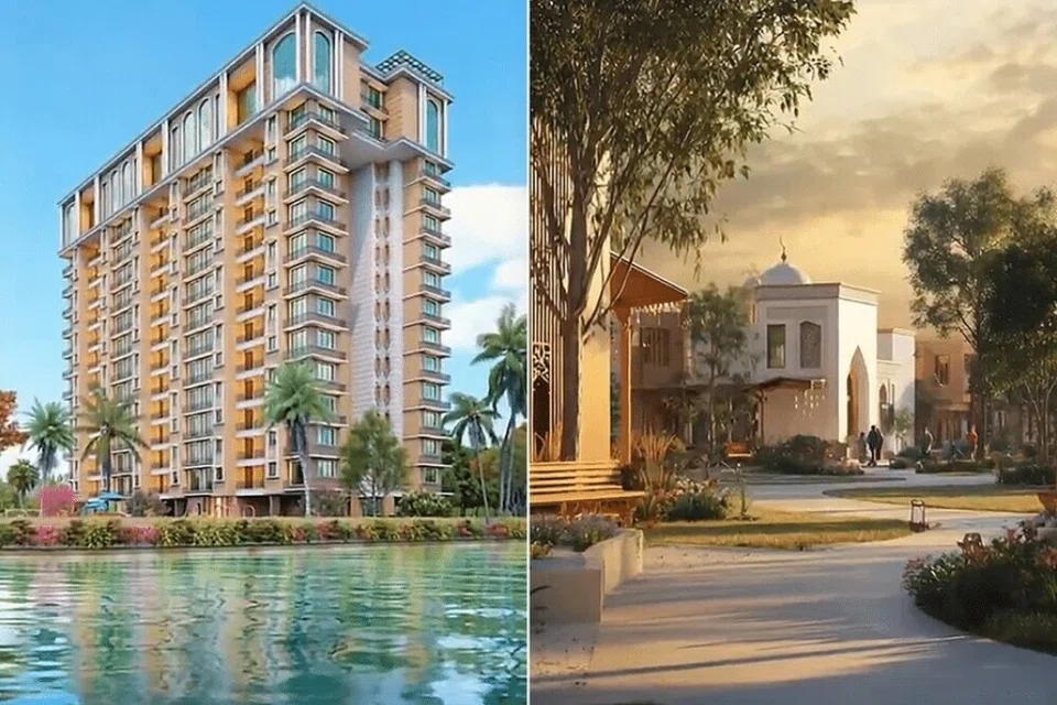 Kontroversi tercetus pada awal September selepas iklan video untuk “kawasan perumahan halal” Sukoon Empire, yang menampilkan ‘penthouse’ dan kolam infiniti, di Karjat menjadi tular.