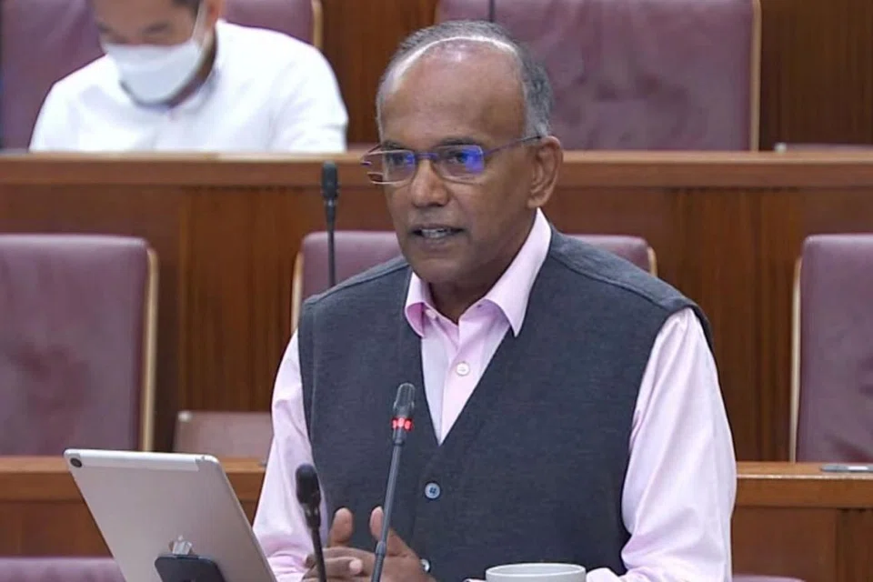JELASKAN: Encik Shanmugam jelaskan beberapa aspek Akta Hasutan tidak lagi relevan atau sesuai dalam konteks Singapura sekarang. - Foto MCI