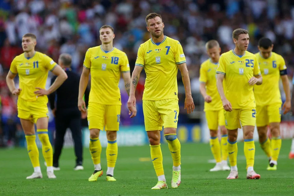 Perasaan kecewa jelas terlihat di wajah pemain Ukraine selepas perlawanan terakhir Kumpulan E menentang Belgium di saingan Euro 2024. 